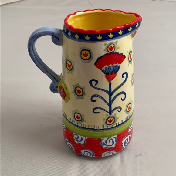 Kimberly Hodges Cupcakes and Cartwheels multicolor pitcher - Picture 2 of 9